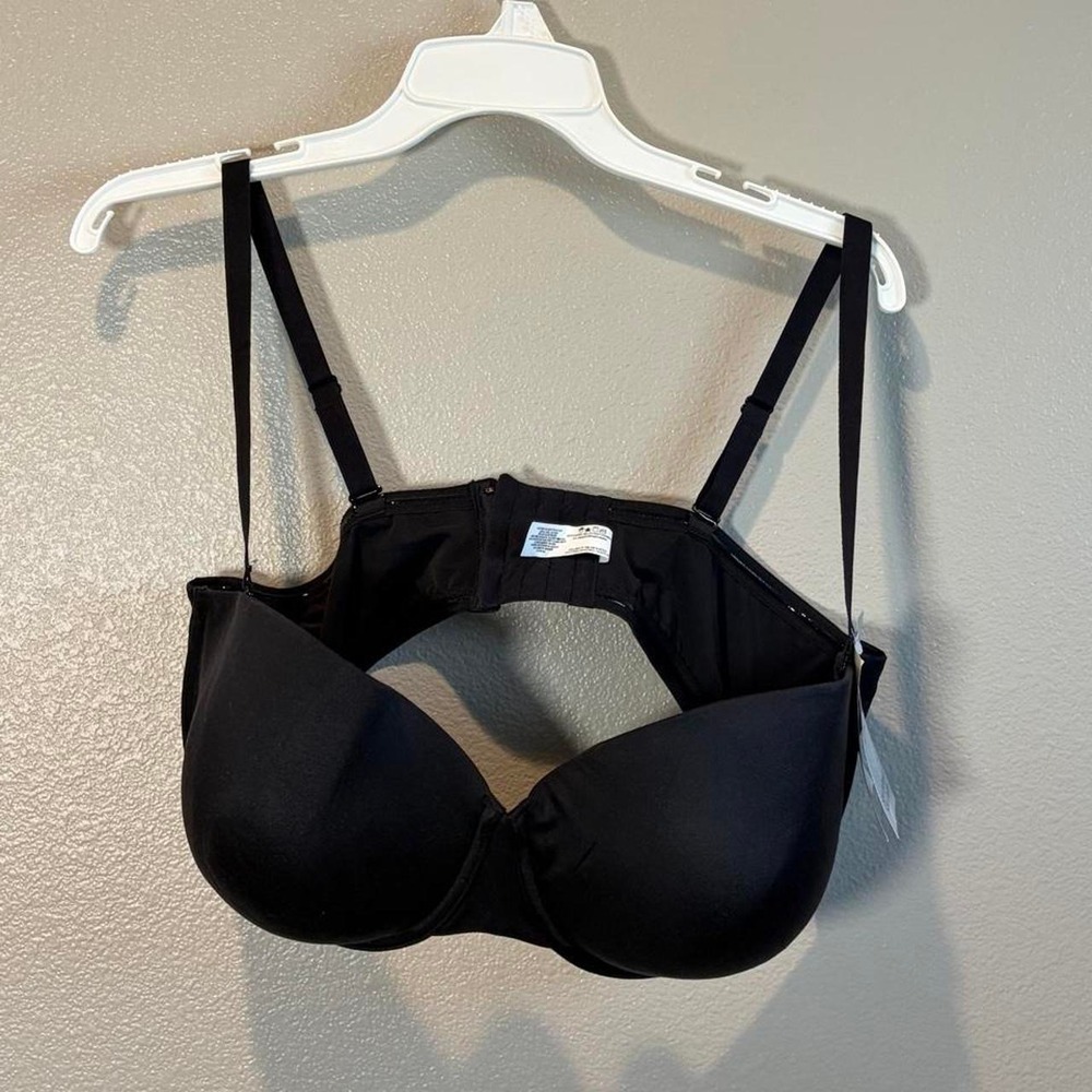 Bali black strapless bra padding size 42DD